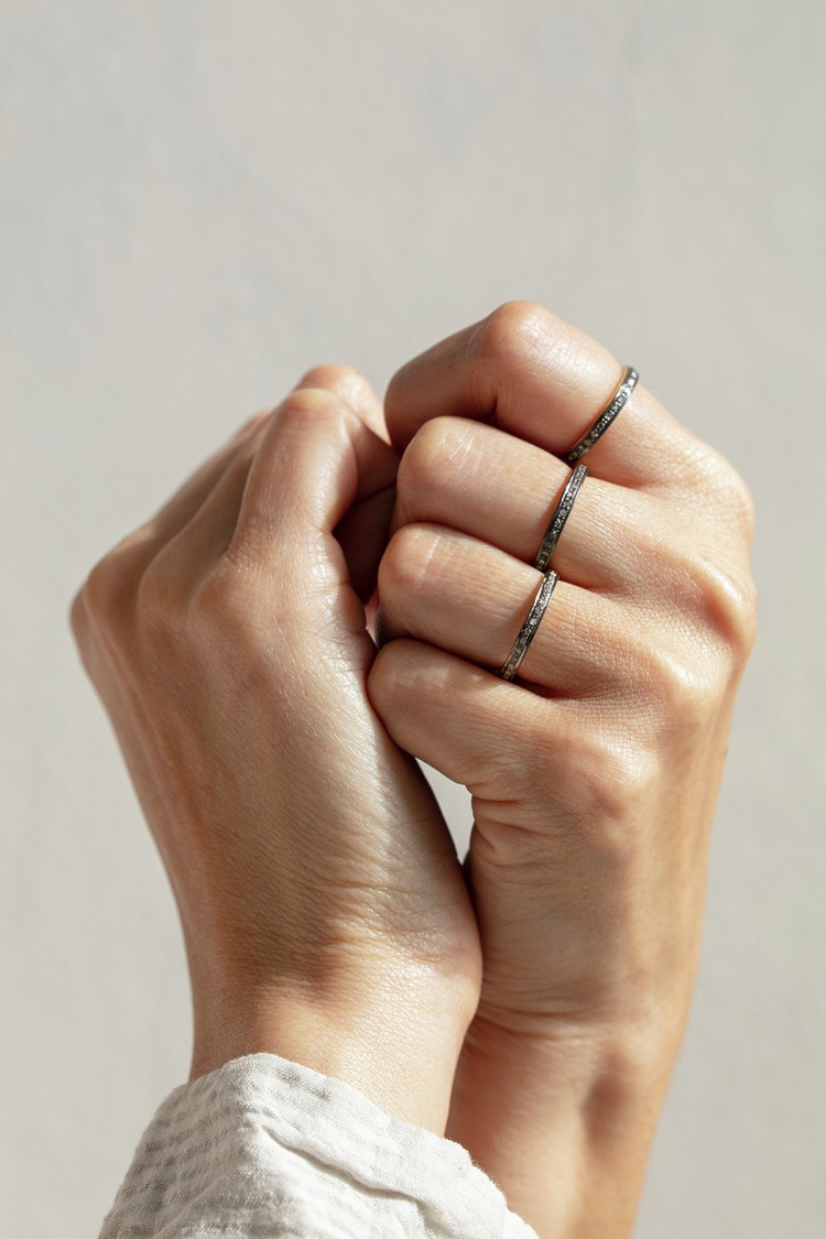 Bague Wild black