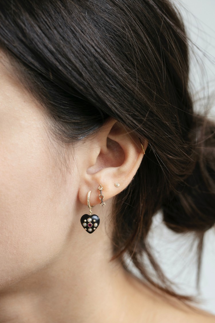 Timm rubis Earring