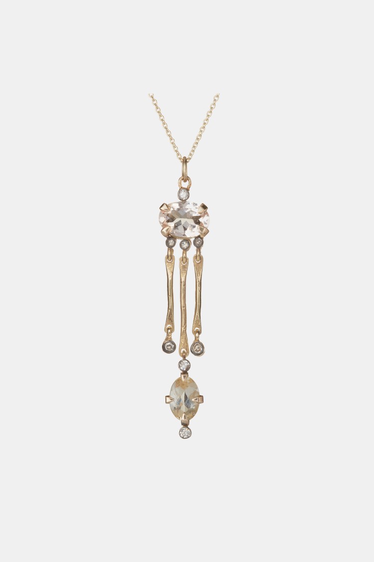 Olive pink Necklace