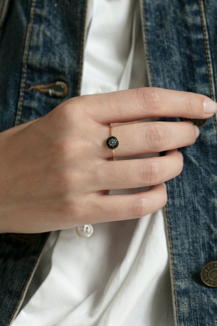 Bague Lily black