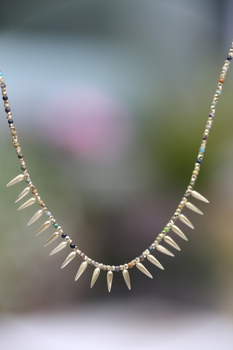 Collier Hawk turquoise