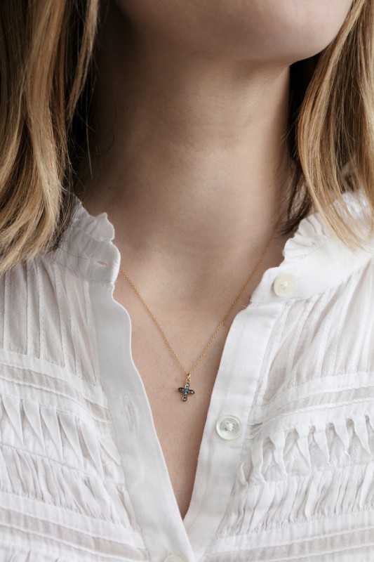 Collier Mini pho X turquoise