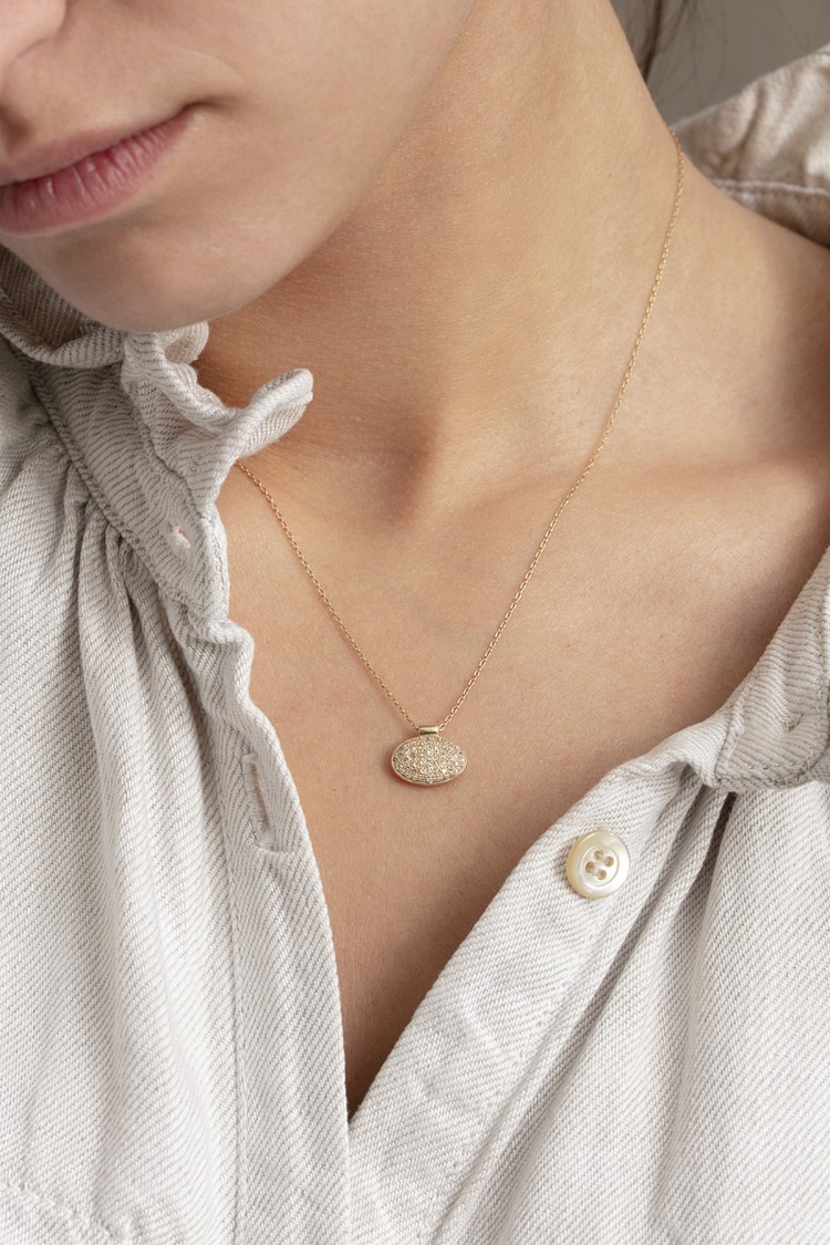 Arno large gold Necklace