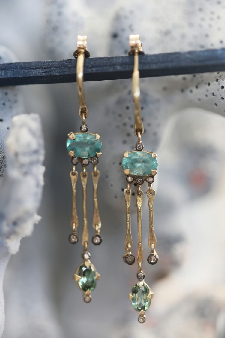 Boucles Mina green