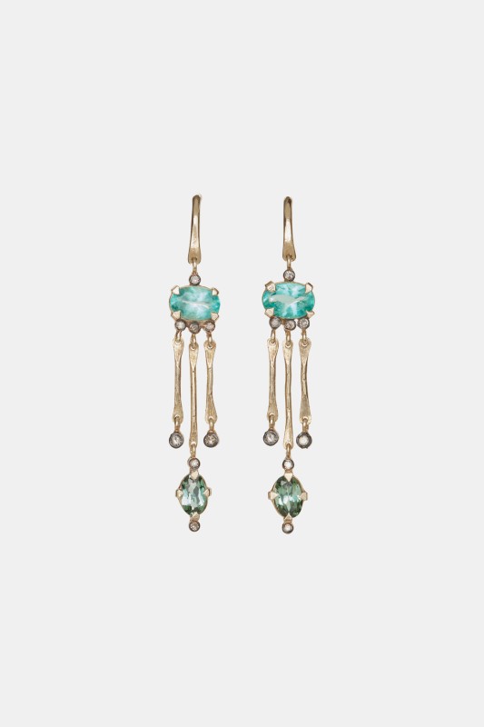 Boucles Mina green