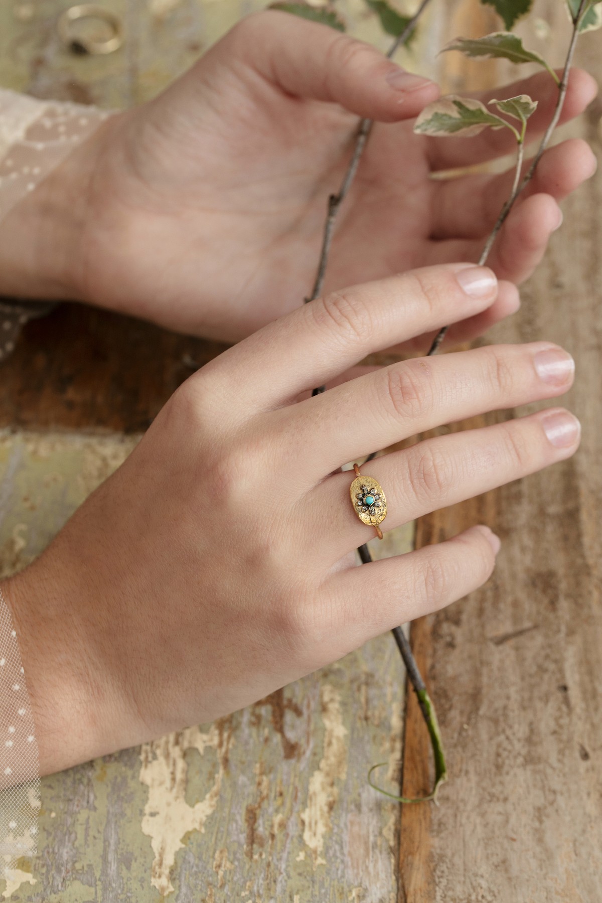 Bague Naël turquoise