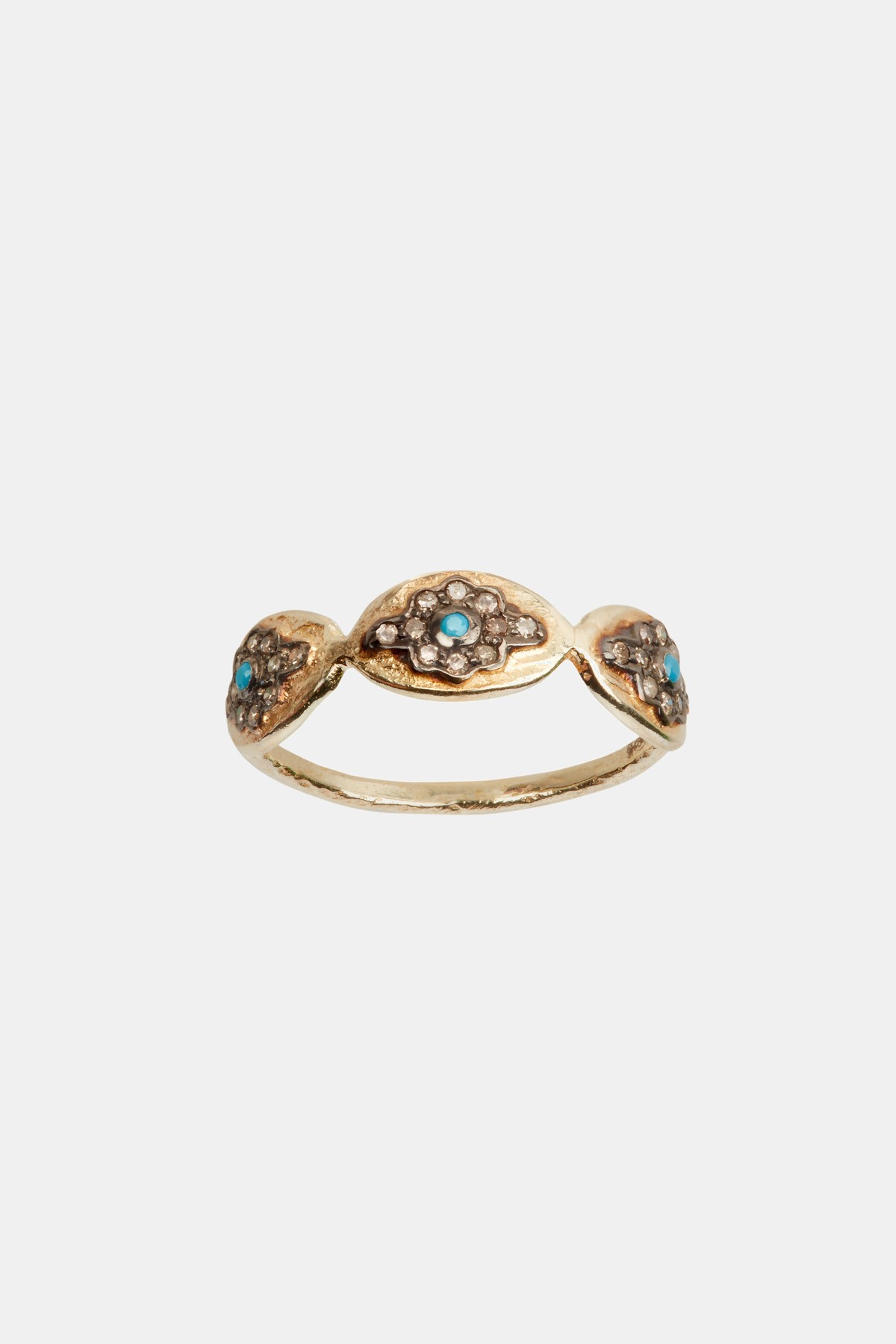 Bague Folk turquoise