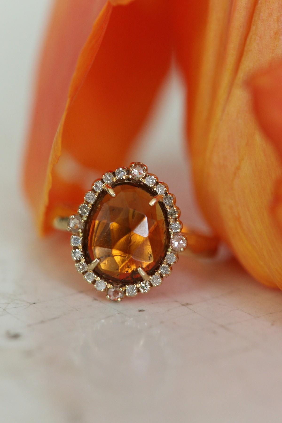 Bague Water 57J n°5 | Tourmaline et diamants