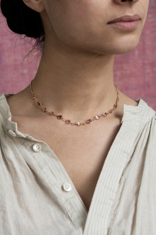 Collier Riviera tourma